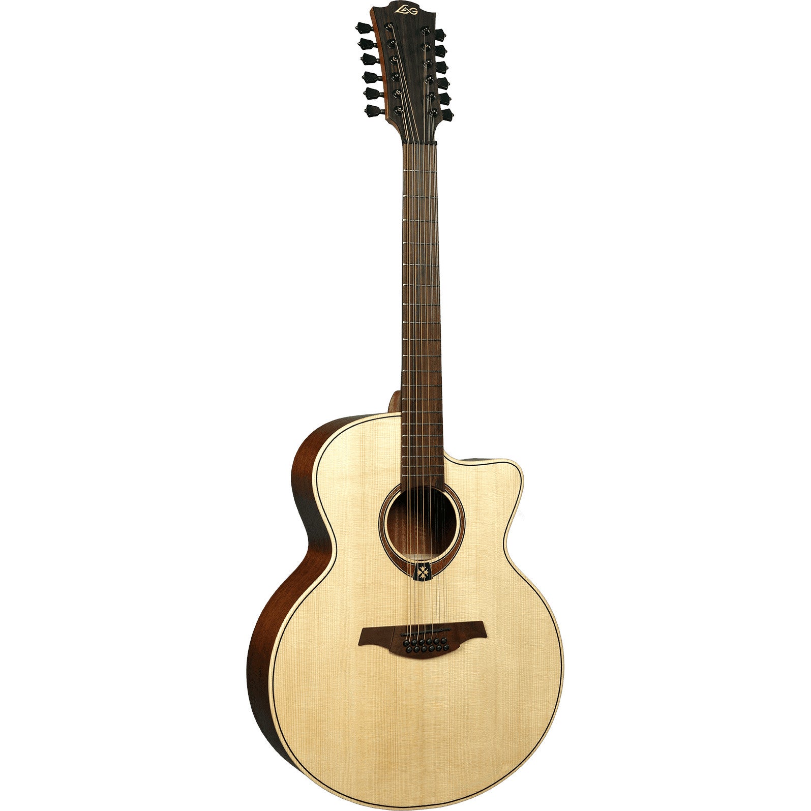 LAG Guitars Tramontane 177 Jumbo T177J12CE 12-String Electro-Acoustic Guitar LAG Guitars Tramontane 177 Jumbo T177J12CE 12-String Electro-Acoustic Guitar von LAG Guitars