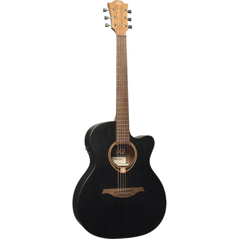 LAG Guitars Tramontane 70 T70ACE Black Satin Electro-Acoustic Guitar von LAG Guitars