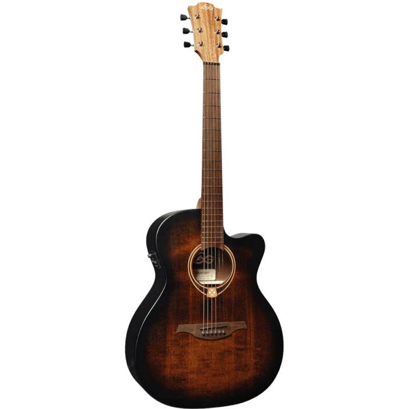 LAG Guitars Tramontane 70 T70ACE Black & Brown Electro-Acoustic Guitar von LAG Guitars