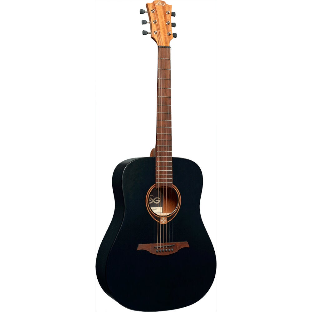 LAG Guitars Tramontane 70 T70D Black Satin Acoustic Guitar LAG Guitars Tramontane 70 T70D Black Satin Acoustic Guitar von LAG Guitars