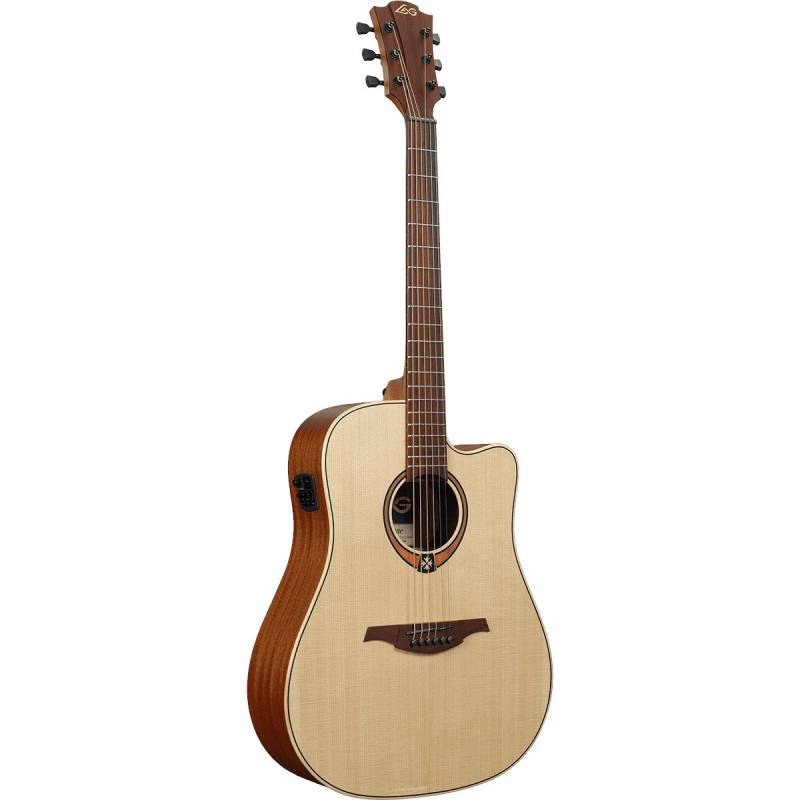 LAG Guitars Tramontane 70 T70DCE Natural Electro-Acoustic Guitar von LAG Guitars