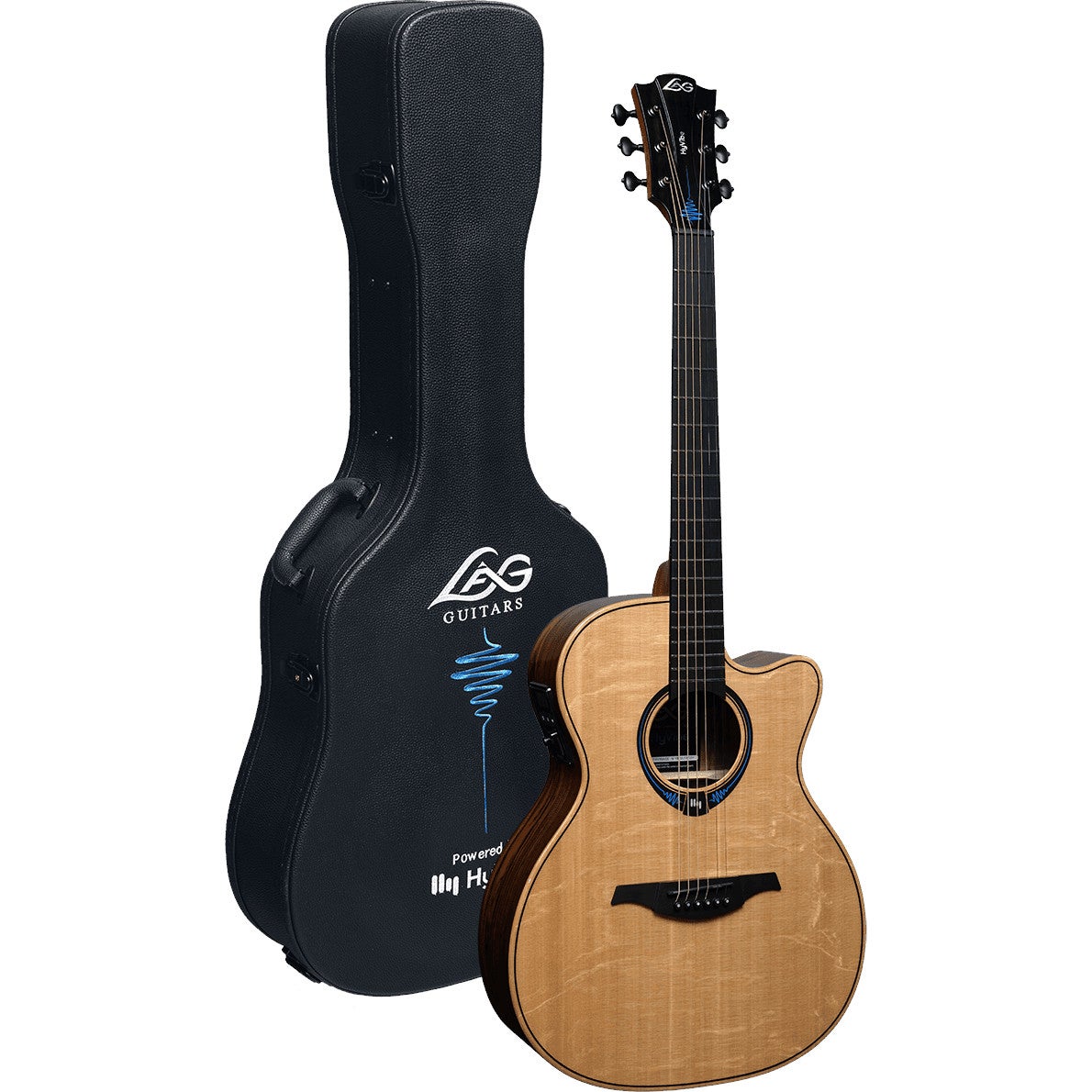 LAG Guitars Tramontane HyVibe 30 THV30ACE Glossy Electro-Acoustic Guitar with Built-In Effects and Bluetooth LAG Guitars Tramontane HyVibe 30 THV30ACE Glossy Electro-Acoustic Guitar with Built-In Effects and Bluetooth von LAG Guitars