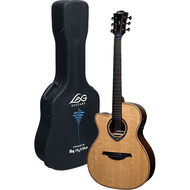 LAG Guitars Tramontane HyVibe 30 TLHV30ACE Glossy Electro-Acoustic Guitar with Built-In Effects and Bluetooth LAG Guitars Tramontane HyVibe 30 TLHV30ACE Glossy Electro-Acoustic Guitar with Built-In Effects and Bluetooth von LAG Guitars