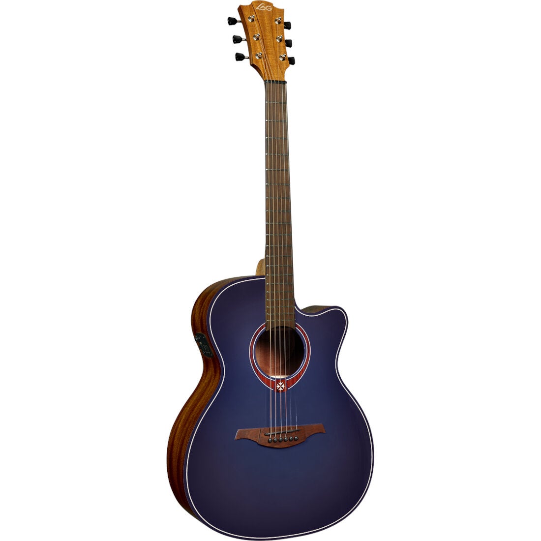 LAG Guitars Tramontane Special Edition Auditorium T-BLUE-ACE Electro-Acoustic Guitar LAG Guitars Tramontane Special Edition Auditorium T-BLUE-ACE Electro-Acoustic Guitar von LAG Guitars