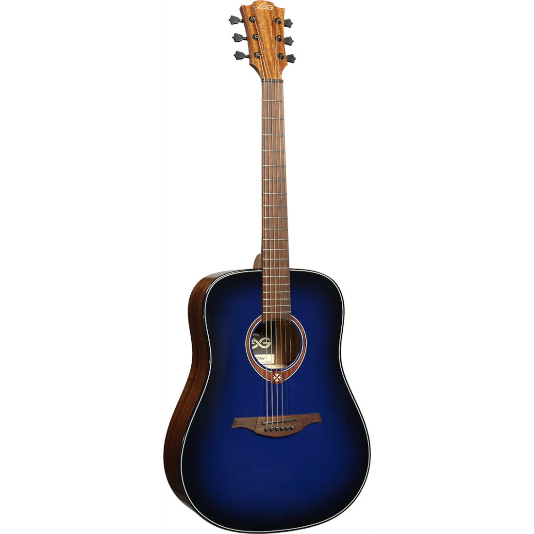 LAG Guitars Tramontane Special Edition Dreadnought T-BLUE-D Acoustic Guitar LAG Guitars Tramontane Special Edition Dreadnought T-BLUE-D Acoustic Guitar von LAG Guitars