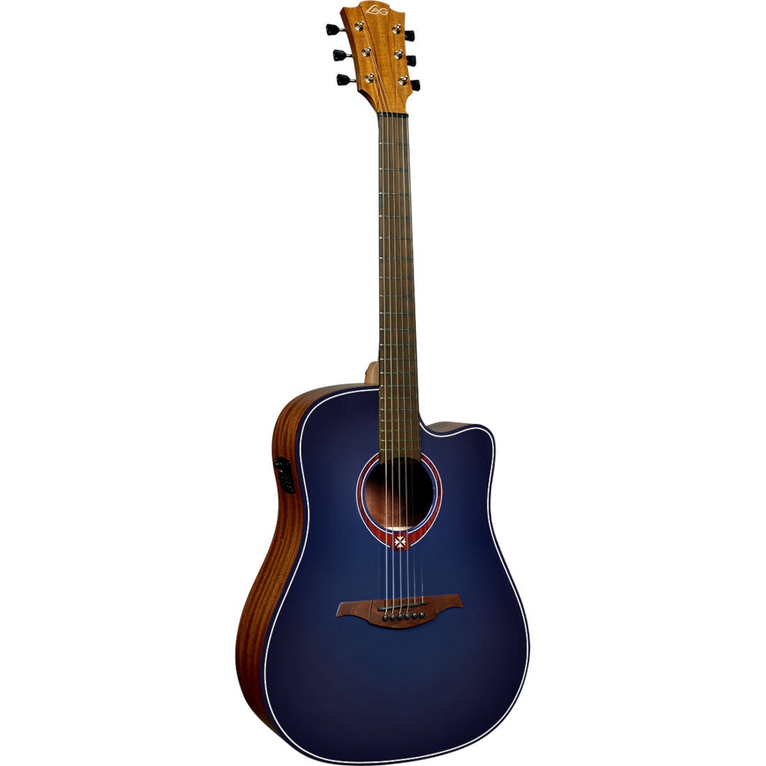 LAG Guitars Tramontane Special Edition Dreadnought T-BLUE-DCE Electro-Acoustic Guitar LAG Guitars Tramontane Special Edition Dreadnought T-BLUE-DCE Electro-Acoustic Guitar von LAG Guitars