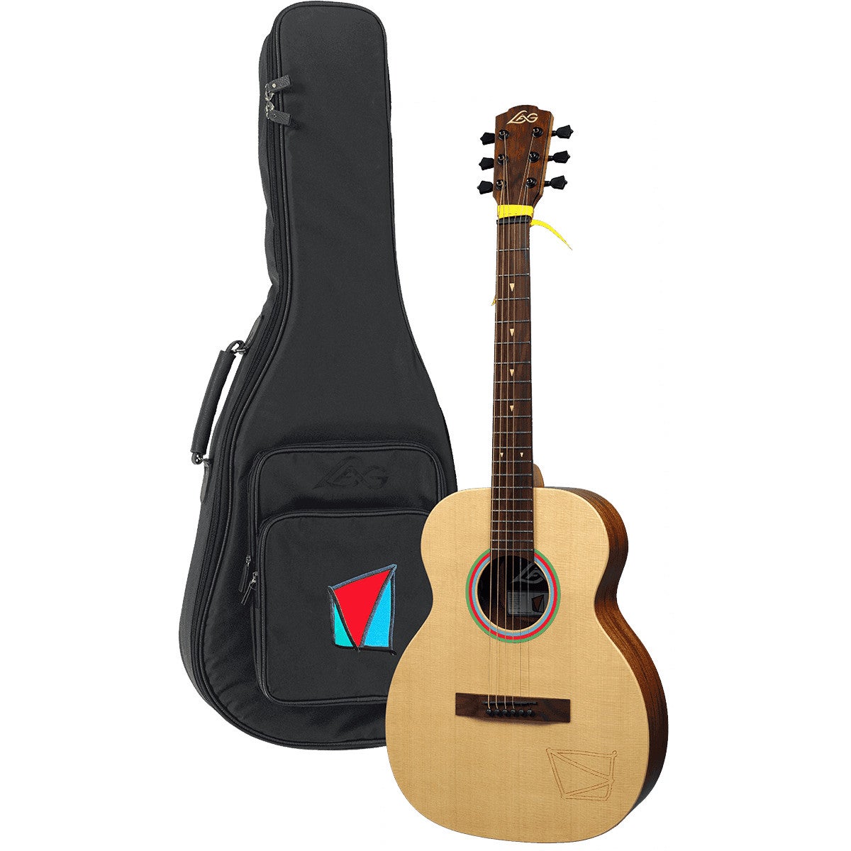 LAG Guitars Tramontane Travel Series Vian-001 Vianney Signature Electro-Acoustic Guitar with Gig Bag LAG Guitars Tramontane Travel Series Vian-001 Vianney Signature Electro-Acoustic Guitar with Gig Bag von LAG Guitars