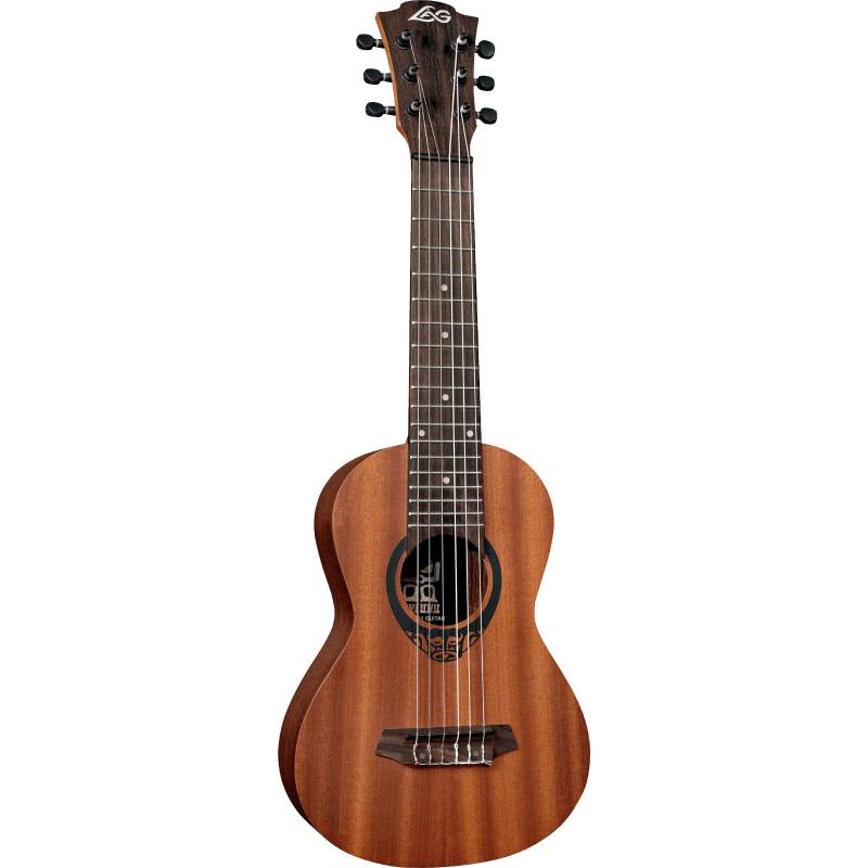 LAG Guitars Travel Tiki 8 TKT8 Tiki Uku Baby Guitar Travel Guitar with Gig Bag von LAG Guitars