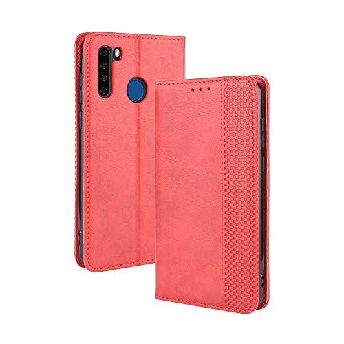 LAGUI Kompatible für Blackview A80 Pro Hülle, Leder Flip Case Schutzhülle für Handy mit Kartenfach Stand und Magnet Funktion als Brieftasche, rot LAGUI Kompatible für Blackview A80 Pro Hülle, Leder Flip Case Schutzhülle für Handy mit Kartenfach Stand und Magnet Funktion als Brieftasche, rot von LAGUI