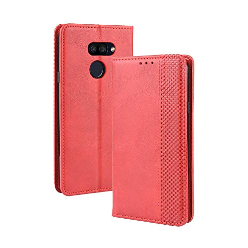 LAGUI Kompatible für LG K40S Hülle, Leder Flip Case Schutzhülle für Handy mit Kartenfach Stand und Magnet Funktion als Brieftasche, rot LAGUI Kompatible für LG K40S Hülle, Leder Flip Case Schutzhülle für Handy mit Kartenfach Stand und Magnet Funktion als Brieftasche, rot von LAGUI
