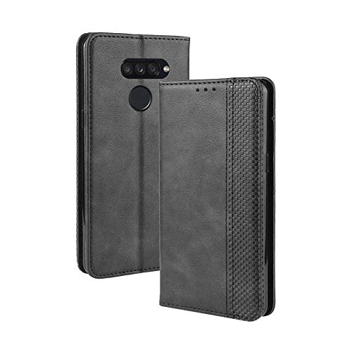 LAGUI Kompatible für LG K50S Hülle, Leder Flip Case Schutzhülle für Handy mit Kartenfach Stand und Magnet Funktion als Brieftasche, schwarz LAGUI Kompatible für LG K50S Hülle, Leder Flip Case Schutzhülle für Handy mit Kartenfach Stand und Magnet Funktion als Brieftasche, schwarz von LAGUI