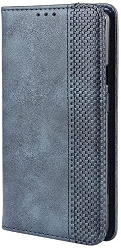 LAGUI Kompatible für Ulefone Note 13P Hülle, Leder Flip Case Schutzhülle für Handy mit Kartenfach Stand und Magnet Funktion als Brieftasche, Blau von LAGUI