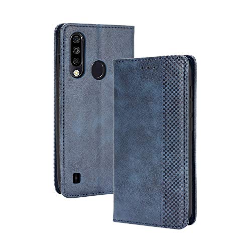 LAGUI Kompatible für ZTE Blade A7 2020 Hülle, Leder Flip Case Schutzhülle für Handy mit Kartenfach Stand und Magnet Funktion als Brieftasche, Blau LAGUI Kompatible für ZTE Blade A7 2020 Hülle, Leder Flip Case Schutzhülle für Handy mit Kartenfach Stand und Magnet Funktion als Brieftasche, Blau von LAGUI