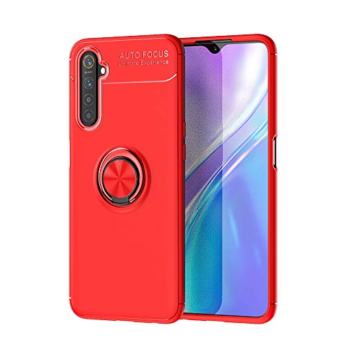 LAGUI Passend für Realme 6 Pro Hülle, Ultradünne Weiche Silikon Magnetischen Autohalterungen Spezielle Handyhülle Mit 360 ° Verdrehbare Ring. rot+rot LAGUI Passend für Realme 6 Pro Hülle, Ultradünne Weiche Silikon Magnetischen Autohalterungen Spezielle Handyhülle Mit 360 ° Verdrehbare Ring. rot+rot von LAGUI