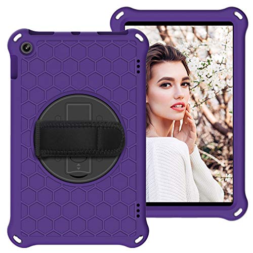 Tablet-Hüllen Compatible with Kindle Fire HD 10 "Tablet Case, Compatible with Fire HD 10" 2017 2018 2019 2019 Tablet Case, mit rotierender Ständer, robuster Pflicht, stoßfest Drehen, Handgriff, Schult Tablet-Hüllen Compatible with Kindle Fire HD 10 "Tablet Case, Compatible with Fire HD 10" 2017 2018 2019 2019 Tablet Case, mit rotierender Ständer, robuster Pflicht, stoßfest Drehen, Handgriff, Schult von LAHDFKAJ