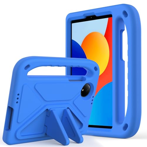 Tablet-Hüllen Kinderhülle kompatibel mit Xiaomi Redmi Pad SE 8,7 Zoll Hülle 2024, leichte, stoßfeste Tragegriff-Ständer-Schutzhülle Compatible with Kinder Compatible with Xiaomi Redmi Pad SE 8,7 Zoll von LAHDFKAJ