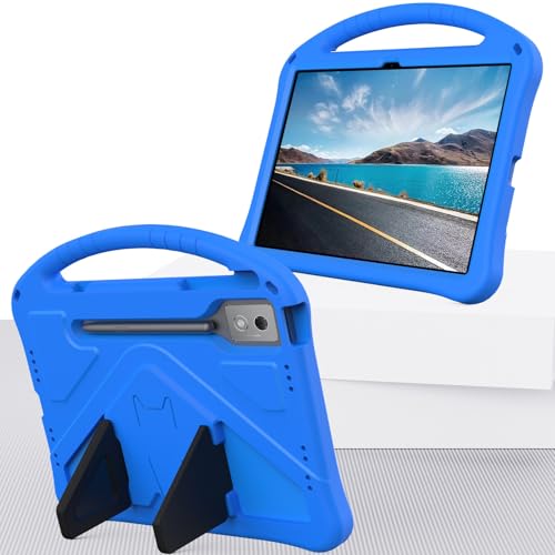 Tablet-Hüllen Kompatibel mit Lenovo Idea Tab Pro 12,7 Zoll TB-373FU 2025 Hülle, leichte Tablet-Abdeckung aus EVA mit verstellbarem Riemen, stoßfestem Griff und Ständer, tragbare Schutzhülle Tablet-PC- von LAHDFKAJ