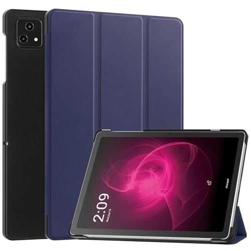 Tablet-Hüllen Kompatibel mit T-Mobile Revvl Tab 5G 2023 veröffentlichte Tablet-Hülle, dreifach faltbare Smart-Tablet-Hülle, leichte Schutzhülle, harte PC-Rückschale, schlanke Hülle, mehrere Betrachtun von LAHDFKAJ