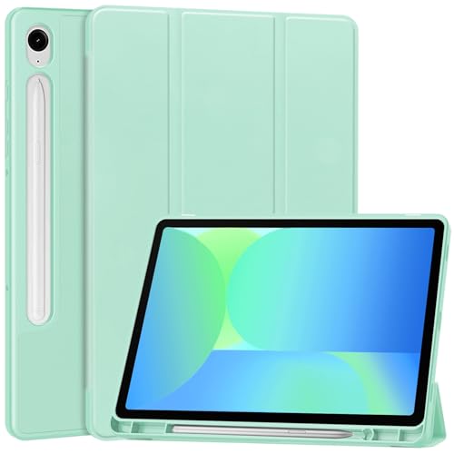 Tablet-Hüllen Schlanke Hülle, kompatibel mit der Tablet-Hülle Samsung Galaxy TAB S10FE/S9FE, schlanke TPU-Abdeckung, automatische Wake/Sleep-Smart-Shell mit Stifthalter, stoßfeste Abdeckung Tablet-PC- Tablet-Hüllen Schlanke Hülle, kompatibel mit der Tablet-Hülle Samsung Galaxy TAB S10FE/S9FE, schlanke TPU-Abdeckung, automatische Wake/Sleep-Smart-Shell mit Stifthalter, stoßfeste Abdeckung Tablet-PC- von LAHDFKAJ