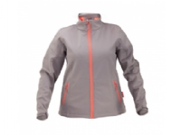 Lahti Pro Damen Softshelljacke M grau-orange L4090402 von LAHTIPRO