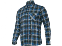 Lahti Pro blaues Flanellhemd, 120G/M2, 3XL (LPKF33XL) von LAHTIPRO