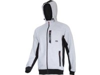 Lahti Pro zip hoodie gray-black, 2XL (L4012605) von LAHTIPRO