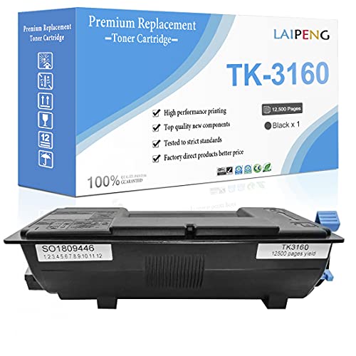 Kompatible Tonerkartusche Schwarz Kyocera TK3160 TK-3160 mit Chip Für Kyocera ECOSYS P3145dn M3145dn M3145idn M3645dn M3645idn P3045dn P3050dn P3055dn P3060dn Laserdrucker von LAIPENG
