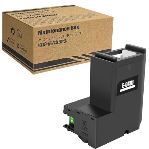 LAIPENG T04D1 04D1 Tinte Wartungsbox C13T04D100 Kompatibel für Epson ET-M2750 ET-4750 ET-M2140 ET-M3140 ET-M3170 ET-M3180 ET-M1140 ET-M1170 ET-M1180 XP-5100 XP-5105 XP-5150 WF-2860 WF-2865 Drucker von LAIPENG
