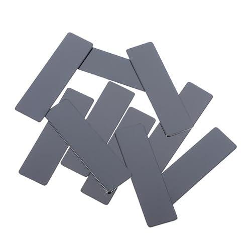 LALADEFIEE 10 Stück DIY Blanko-tags Metallgravurplatten Edelstahl Rechteck Für Namensschilder Id-abzeichen Büro Schulausrüstung Kennzeichnung LALADEFIEE 10 Stück DIY Blanko-tags Metallgravurplatten Edelstahl Rechteck Für Namensschilder Id-abzeichen Büro Schulausrüstung Kennzeichnung von LALADEFIEE