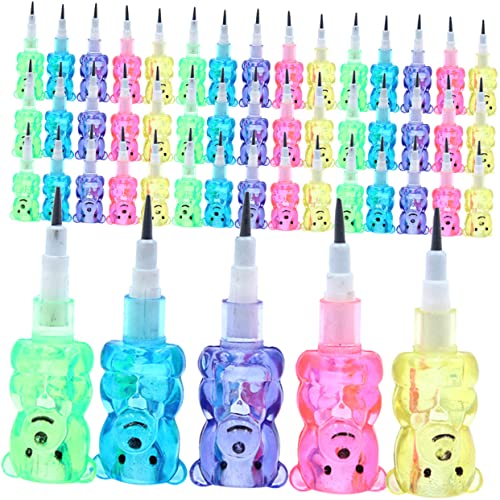 LALADEFIEE 10Stücke Teiliges Stapelbare Bärenstifte für Kreative Schreibwaren für Schule Büro und Zuhause für Niedliches Cartoon Design LALADEFIEE 10Stücke Teiliges Stapelbare Bärenstifte für Kreative Schreibwaren für Schule Büro und Zuhause für Niedliches Cartoon Design von LALADEFIEE