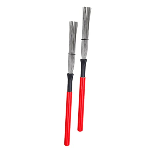 LALADEFIEE Trommelbesen Mit Stahlbürste Und Holzgriff Trommelbürste Für Percussion Jazz-drum-spezialbürste LALADEFIEE Trommelbesen Mit Stahlbürste Und Holzgriff Trommelbürste Für Percussion Jazz-drum-spezialbürste von LALADEFIEE