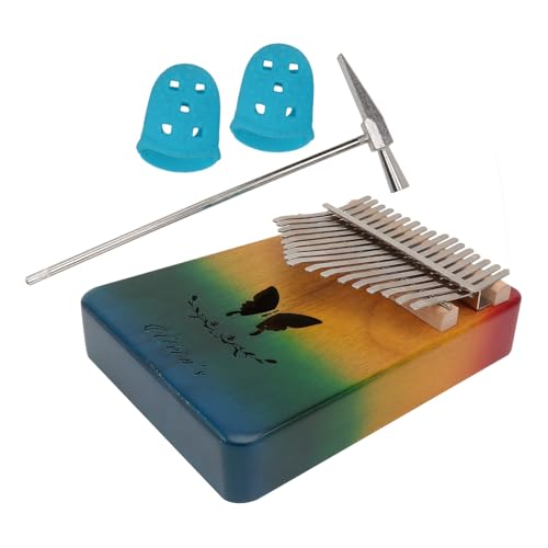 LALADEFIEE Mini-kalimba-klavier Musikinstrument Für Kinder 17 Tasten Daumenklavier Ergonomisches Design Für Den Musikunterricht Zufälliger Stil LALADEFIEE Mini-kalimba-klavier Musikinstrument Für Kinder 17 Tasten Daumenklavier Ergonomisches Design Für Den Musikunterricht Zufälliger Stil von LALADEFIEE