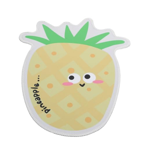 Ananas-mauspad – Süßes Obst-Computer-mauspad Mit Cartoon-, Für Den Schreibtisch, rutschfeste Unterseite, Glatte Oberfläche, Ergonomisches Design, Heimdekor-zubehör Für Laptop von LALAFINA