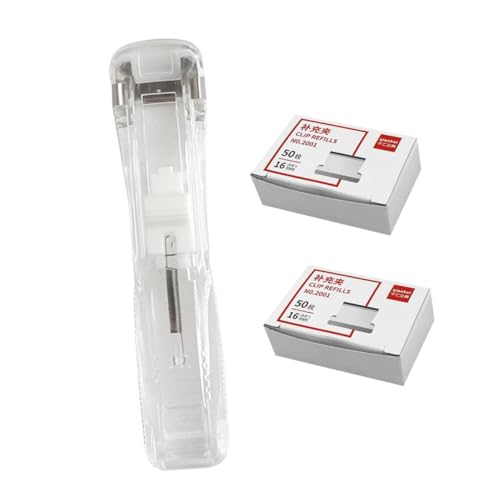 LALAFINA 1 Set Nicht Abfärbender Hefter Klemmklammern Nachfüllpackung Nahtlose Heftklammern Große Etiketten Hefter Für Das Homeoffice Für Den Schreibtisch Robustes Zubehör Kleine LALAFINA 1 Set Nicht Abfärbender Hefter Klemmklammern Nachfüllpackung Nahtlose Heftklammern Große Etiketten Hefter Für Das Homeoffice Für Den Schreibtisch Robustes Zubehör Kleine von LALAFINA