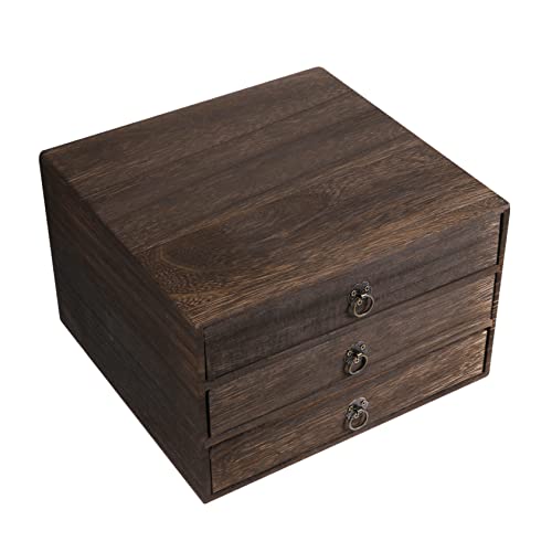 LALAFINA 1Stk Tischschublade aus deko schubladenbox einzelne Schublade desk organizer wood Holzschreibtisch-Organizer Schreibtische Bürobedarf Tischschublade aus hölzern von LALAFINA