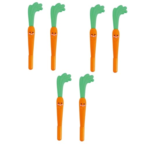 LALAFINA 3 Sätze Cartoon-gelstift Gelstifte Gel Schreibstifte Süßer Stift Unterschriftenstift Des Büros Tintenstift in Karottenform Schreibstifte Für Schüler Plastik 2 Stücke * 3 LALAFINA 3 Sätze Cartoon-gelstift Gelstifte Gel Schreibstifte Süßer Stift Unterschriftenstift Des Büros Tintenstift in Karottenform Schreibstifte Für Schüler Plastik 2 Stücke * 3 von LALAFINA
