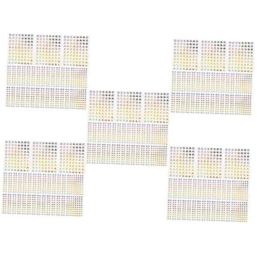 LALAFINA 5 Sätze Qc Pass-tag Kleine Punktaufkleber Große Labels Kleiderbügel Verpackungen Für Kleinunternehmen Aufkleber Beschriftungen Getestete Aufkleber Pvc Selbstklebend 800 Stück * 5 von LALAFINA