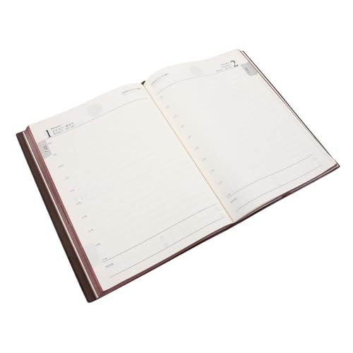 LALAFINA Effizienz-notizbuch mit Weichem Ledereinband Planer Notizblock für Home Office und Reisen LALAFINA Effizienz-notizbuch mit Weichem Ledereinband Planer Notizblock für Home Office und Reisen von LALAFINA