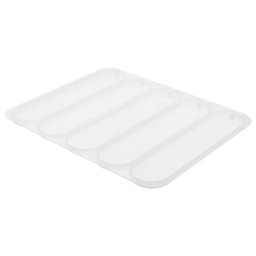 LALAFINA Epoxidharz Silikonform Für Leere Lesezeichen DIY Lesezeichen Maker Ovales Design Harzform Für Kreative Bastelprojekte Geschenkidee von LALAFINA