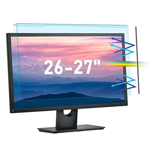 LAMA Hängende Anti Blaulichtfilter Displayschutzfolie für 26-27 Zoll Monitor, Blaulicht Blockierende Displayschutz, Anti Blue Screen Protector Anti-UV Augenschutz (635 * 415mm) von LAMA