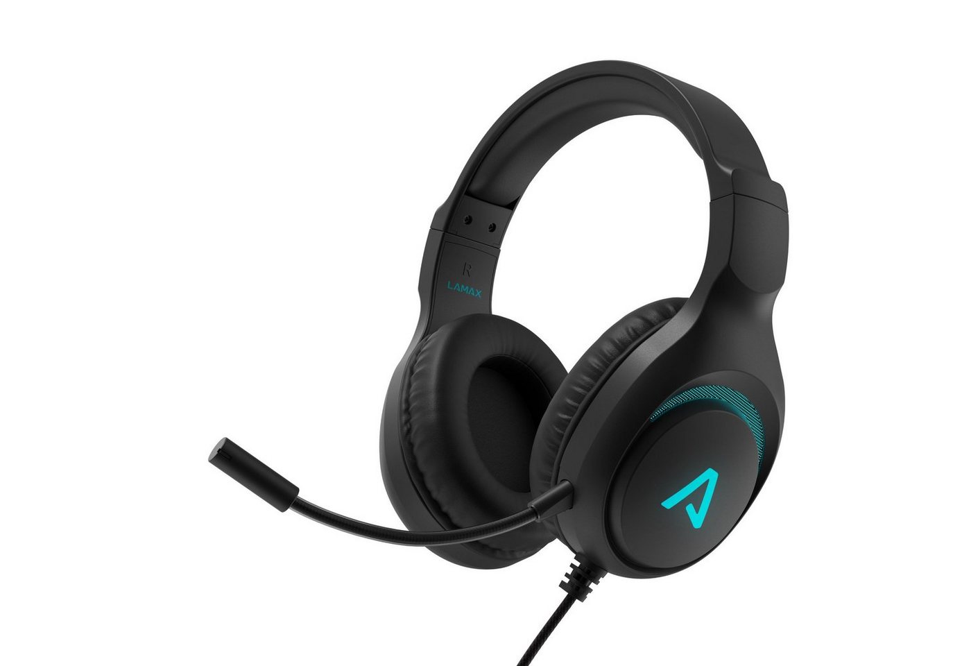 LAMAX Heroes Guard1, Kopfhörer, Hochwertiges Mikrofon Gaming-Headset (leichtes ergonomisches Design, einstellbares Mikrofon, Spielmodus) von LAMAX