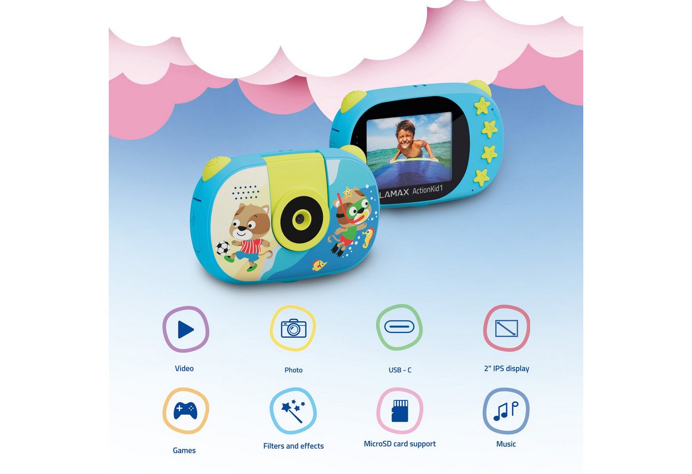 LAMAX LAMAX ActionKid1 Kinderkamera LAMAX LAMAX ActionKid1 Kinderkamera von LAMAX