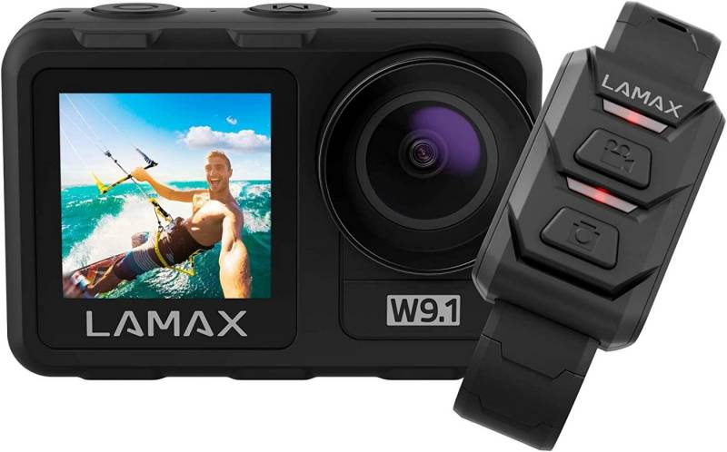 LAMAX W9.1 REAL 4K 60fpsCam mit Sta­bi­li­sie­rung, Un­ter­was­ser­ka­me­ra Action Cam von LAMAX