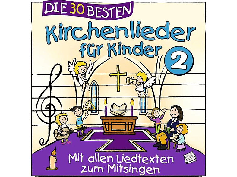 Sommerland,S./Glück,K.& Fita-Frösche,Die - DIE 30 BESTEN KIRCHENLIEDER FÜR KINDER 2 (CD) von LAMP UND L