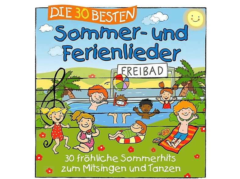 Sommerland,S./Glück,K.& Kita-Frösche,Die - Die 30 Besten Sommer-Und Ferienlieder (CD) von LAMP UND L