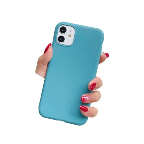 Flüssigsilikon, stoßfeste, schlanke [Kratzfeste] iPhone 11-Hülle, Silikon [eckige Kanten] und [Kameraschutz] verbesserte Handyhülle 6,1 Zoll für Apple iPhone 11,Blauer See von LAMTOR