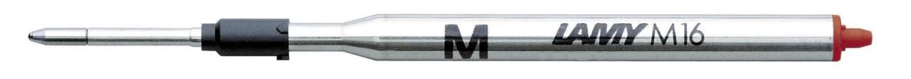 LAMY Kugelschreibermine Lamy Kugelsch-Mine M16,rt,1St 0.5 mm M (mittel) Rot von LAMY