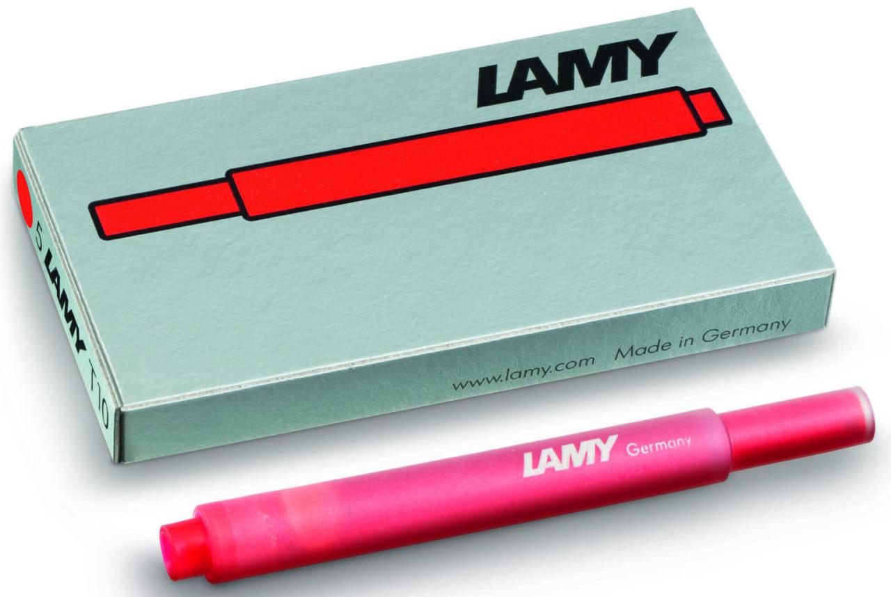 LAMY Tintenpatronen für Füller Lamy Tintenpatronen T10, rot rot von LAMY