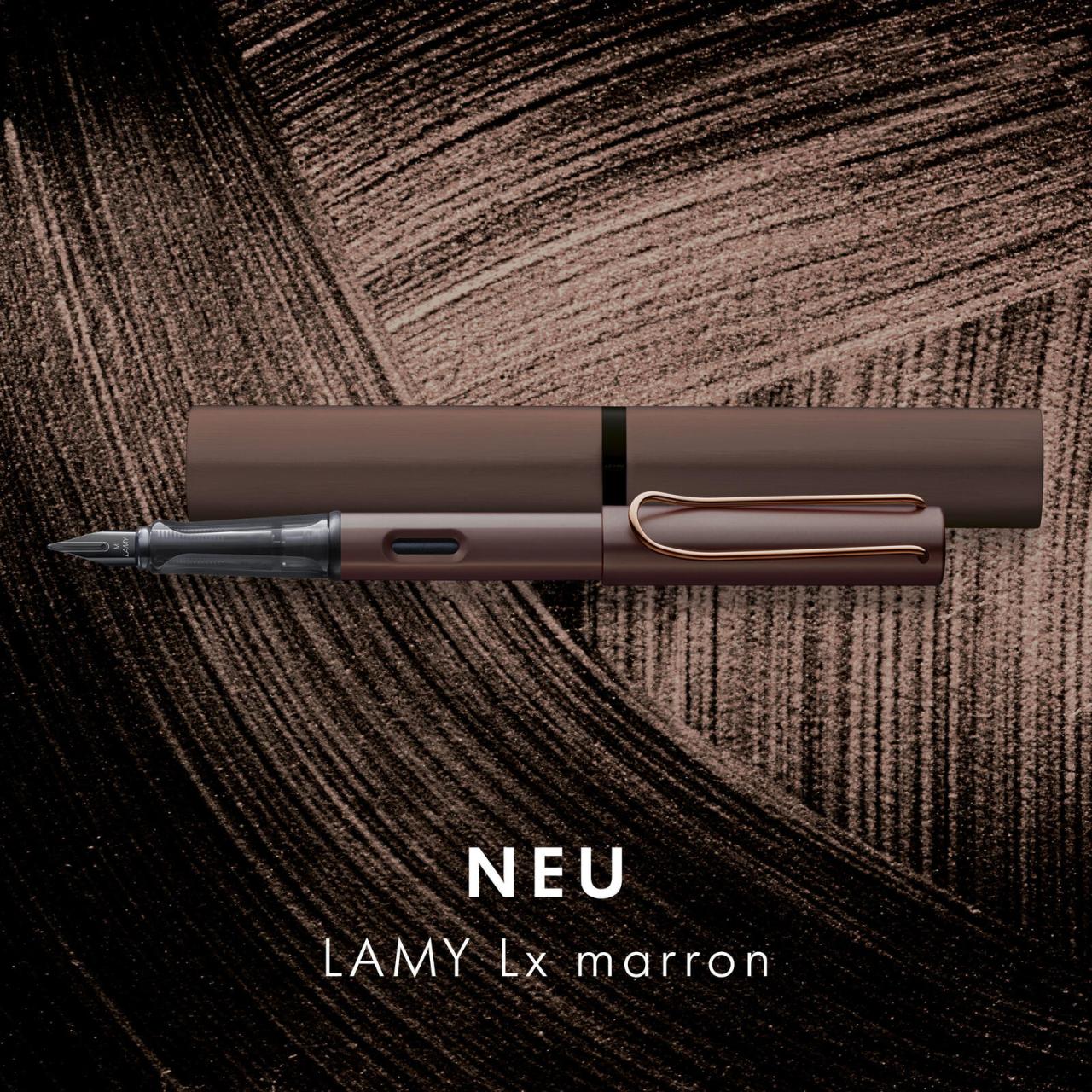 Lamy Füller Lx RAu,marron Patronenfüller braun von LAMY