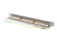 Lanberg PPSA-1024-S, Cat6a, F/UTP (FTP), Grau, ABS, Metall, Rackeinbau, 1U von LANBERG